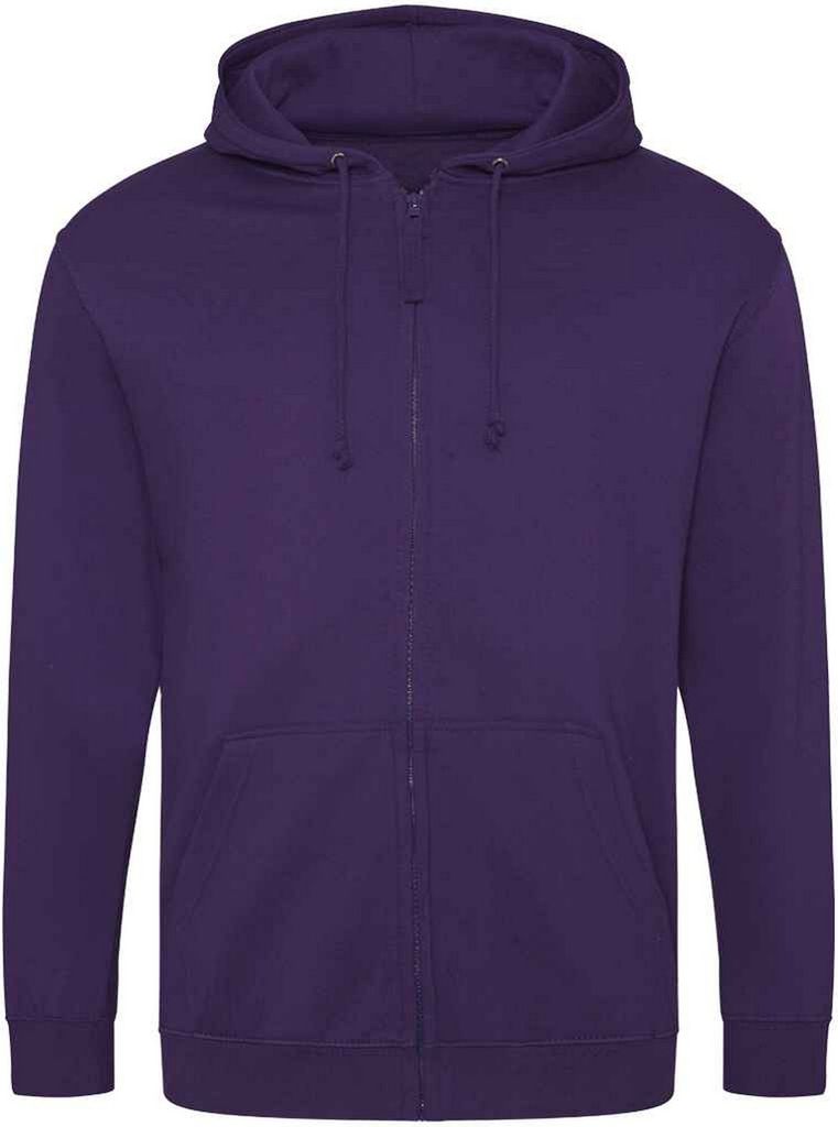 Awdis - Hoodie mit durchgehendem Reißverschluss für Herren PC5104 (L) (Burgunderrot)