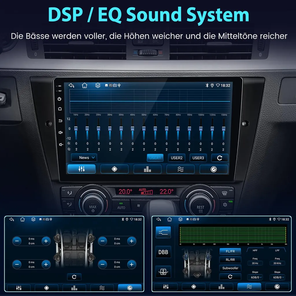 Sistema Infotainment 9" BMW Serie 3 E90 - Android 64GB CarPlay - 5