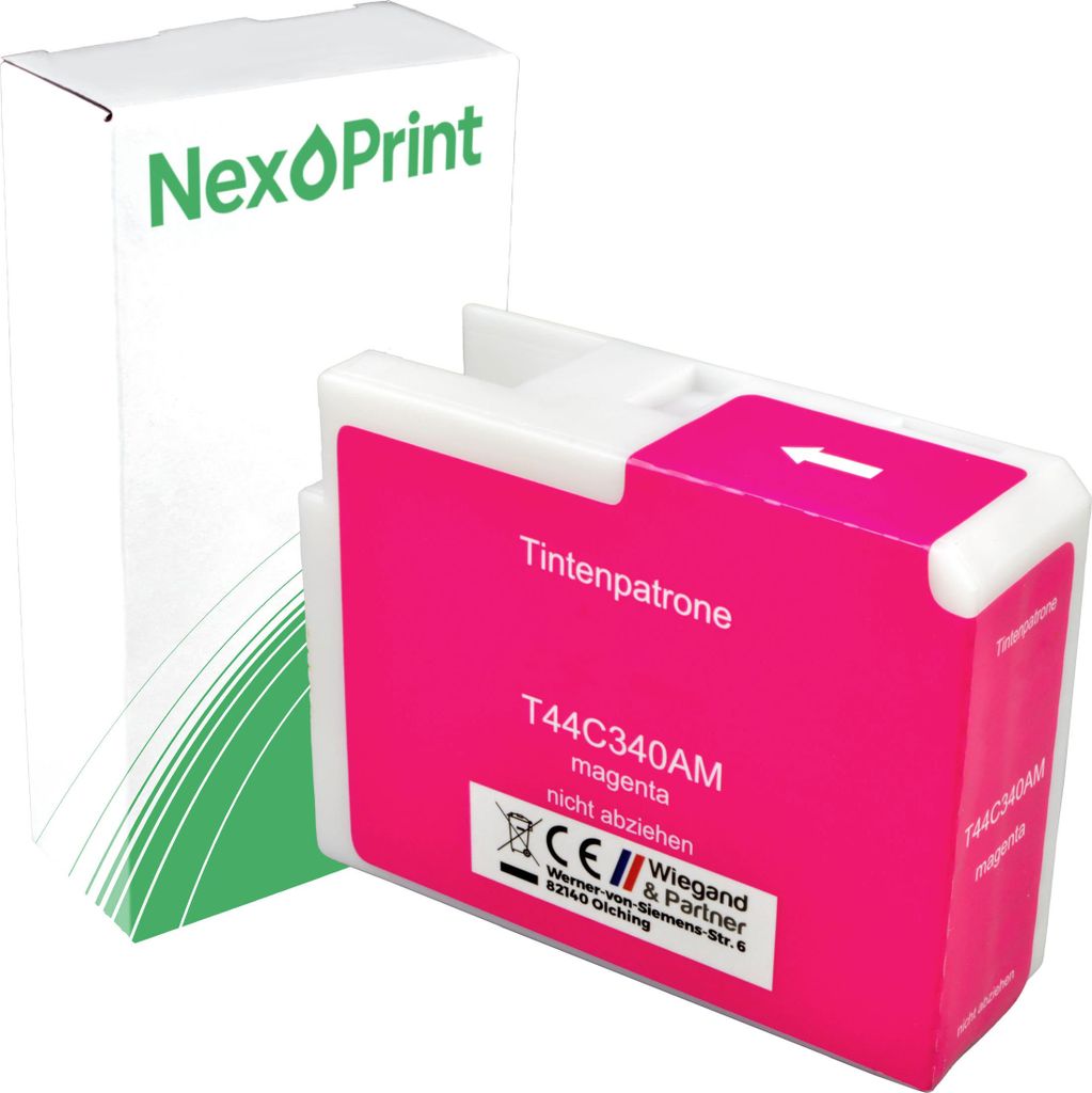 NexoPrint C13T44C340 SJIC36P(M) magenta Druckerpatronen kompatibel zu Epson ColorWorks CW-C 6000 Pe ColorWorks CW-C 6500 Ae ColorWorks CW-C 6500 Pe...