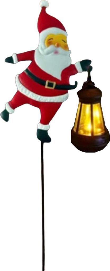 Weihnachts-Solar-Gartenleuchte für den Außenbereich, wasserdicht, Schneemann-/Weihnachtsmann-Motiv, Gartenwegleuchte mit Erdspieß für Hof, Rase...