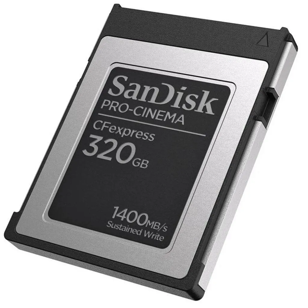 SanDisk PRO-CINEMA CFexpress 320GB SDCFEC-320G-GN4NN - Carte Pro 1700 MB/s