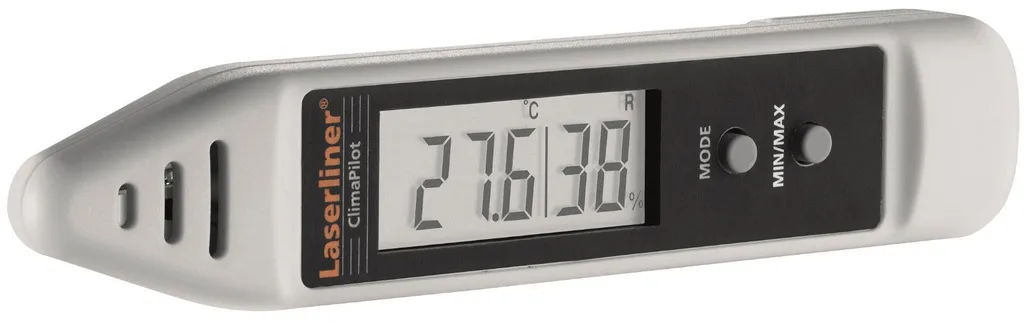 Laserliner ClimaPilot Tasche Elektronisches Hygrometer Schwarz - Weiß (082.034A)