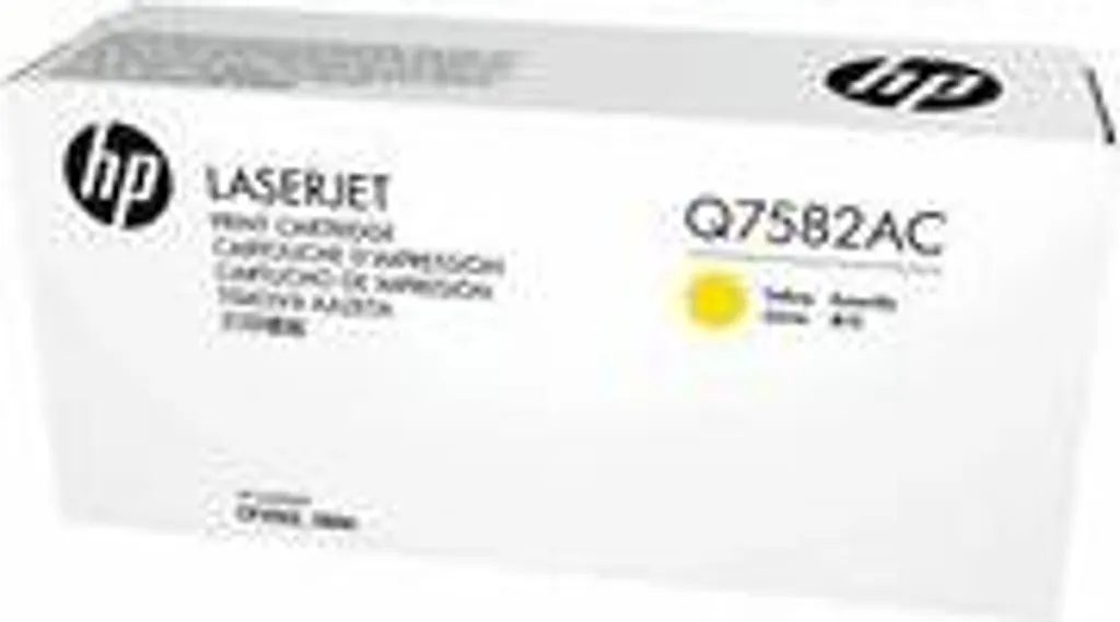 Cartouche Jaune Q7582AC Haute Capacité 6000 Pages pour HP Color LJ 3800