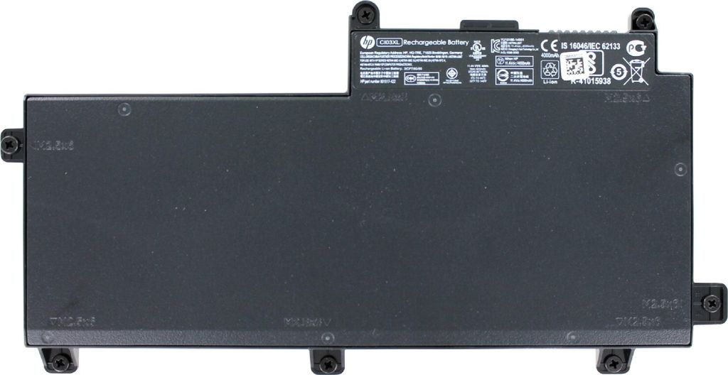 Akku für Hewlett-Packard Probook 650 G2 Li-Ion 11,4 Volt 4200 mAh schwarz.