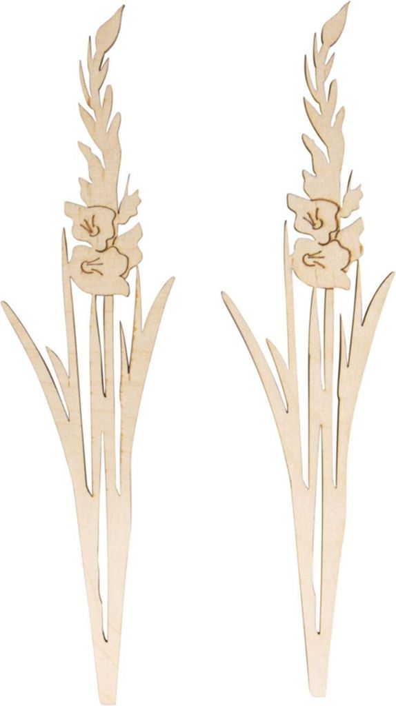 Gladiolenstängel aus Holz 20 cm