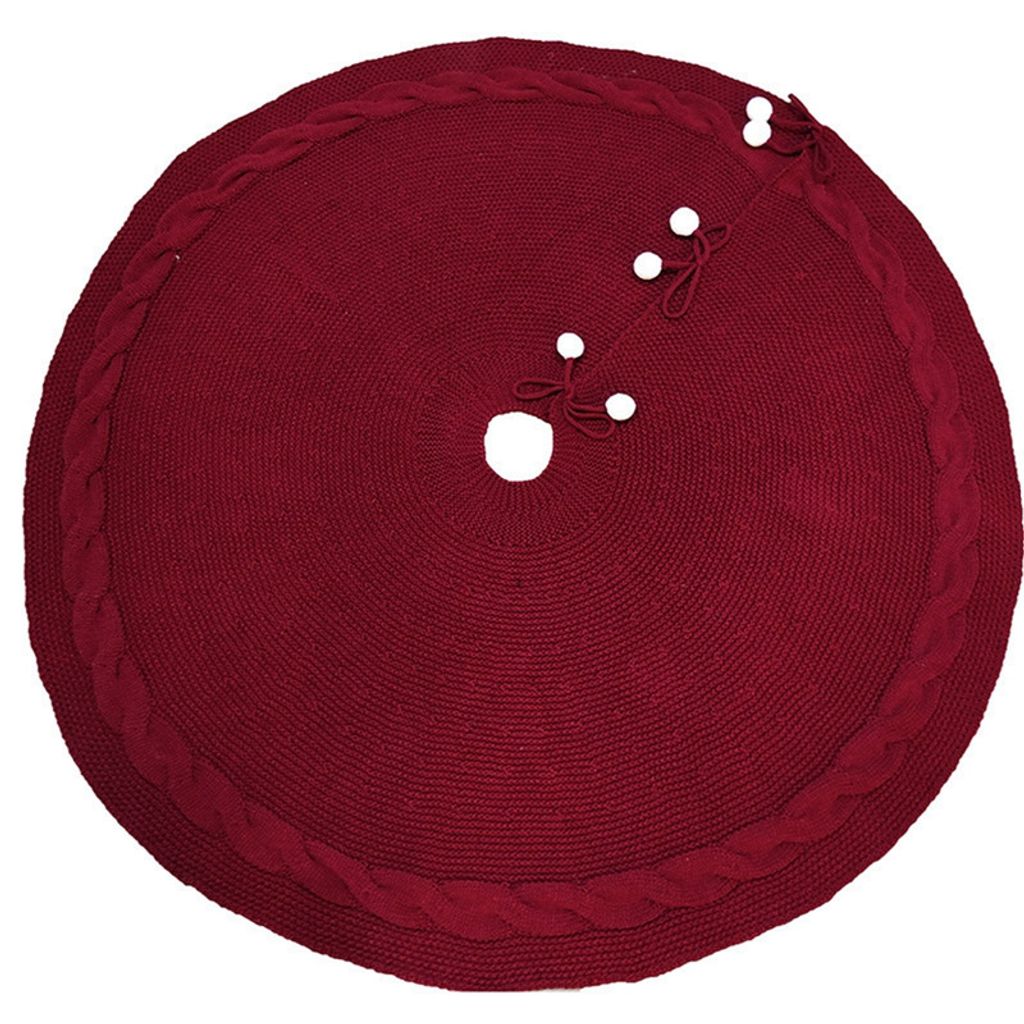 Jute Weihnachtsbaum-Rock, 122 Cm Durchmesser, Khakifarben – Selbst Gestaltbar, Nadelsicher & Dekorativ