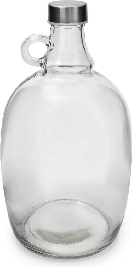 2L Flasche mit Schraubverschlüss Weinballon Glasballon Produktbild 
