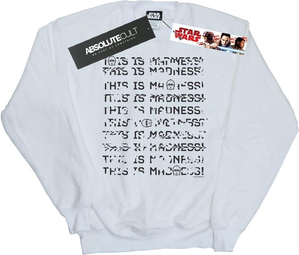 Star Wars - Sweatshirt für Herren BI45554 (XL) (Weiß)