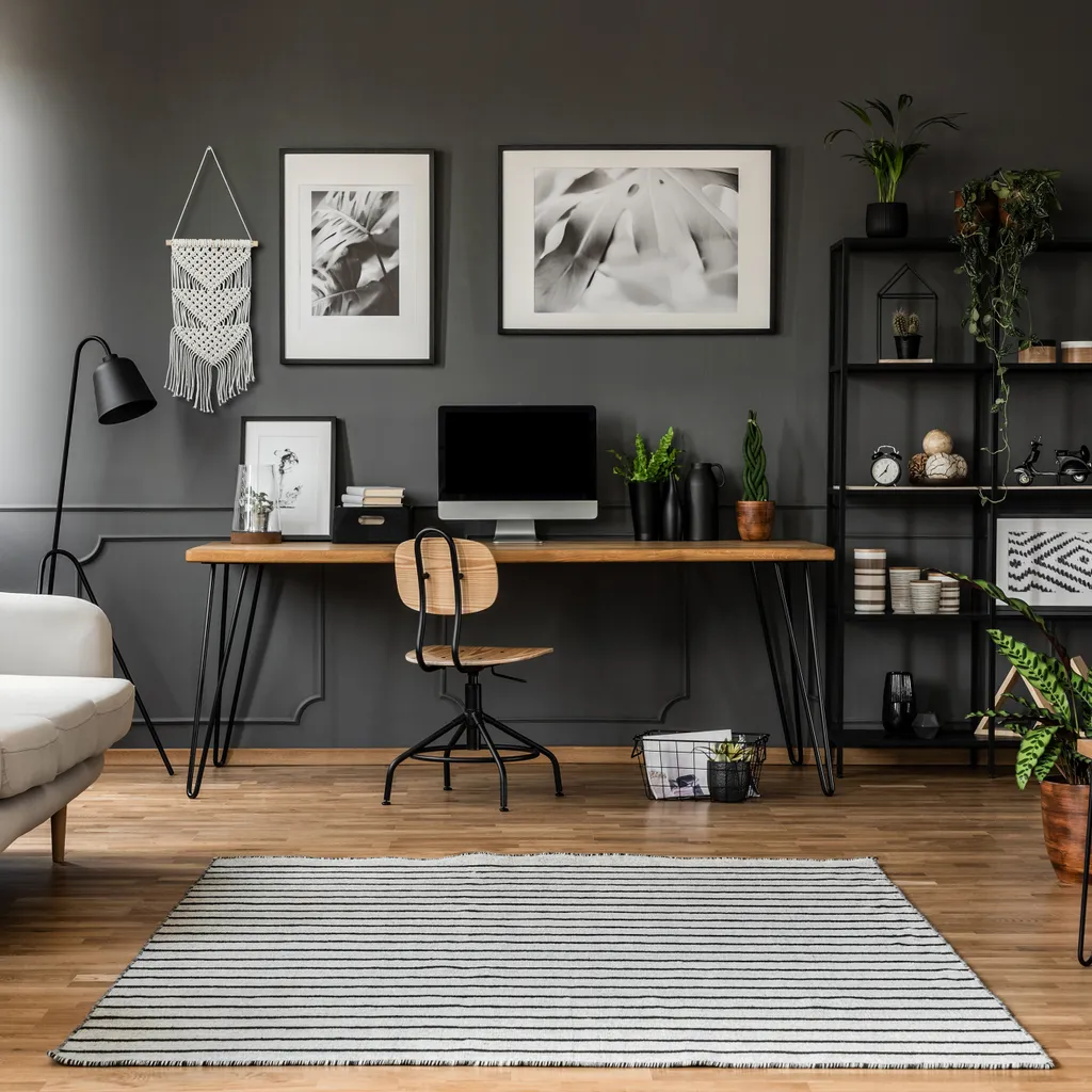 Relaxdays Lot de 2 Tentures Murales Macramé Triangle pour Déco Bohème