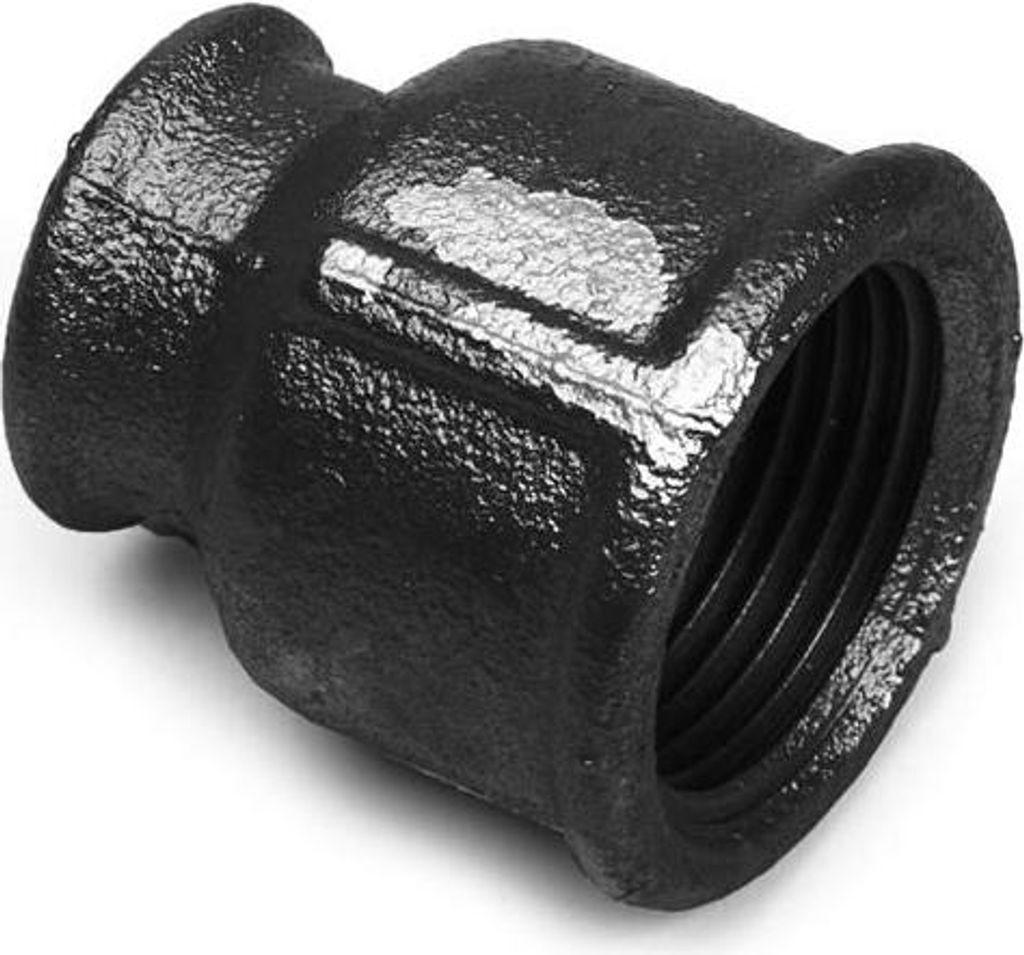 Schwarze Reduzierhülse 1 1/2 X 1 Zoll