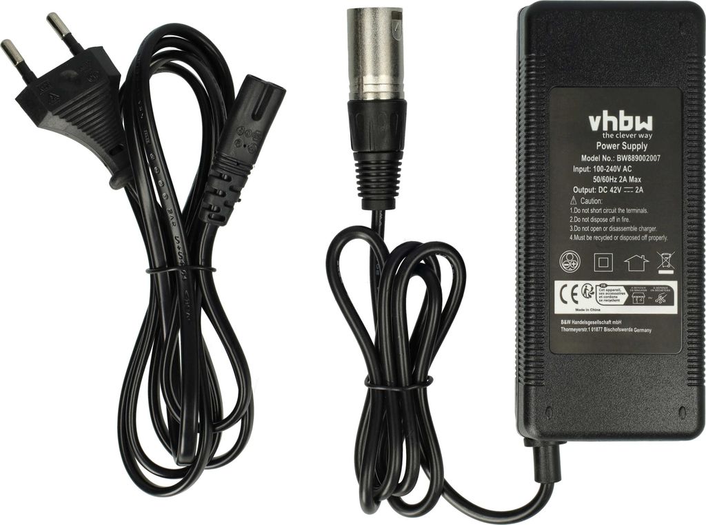vhbw Ladegerät kompatibel mit Samsung SDI Side-Click 36V, Produktbild 