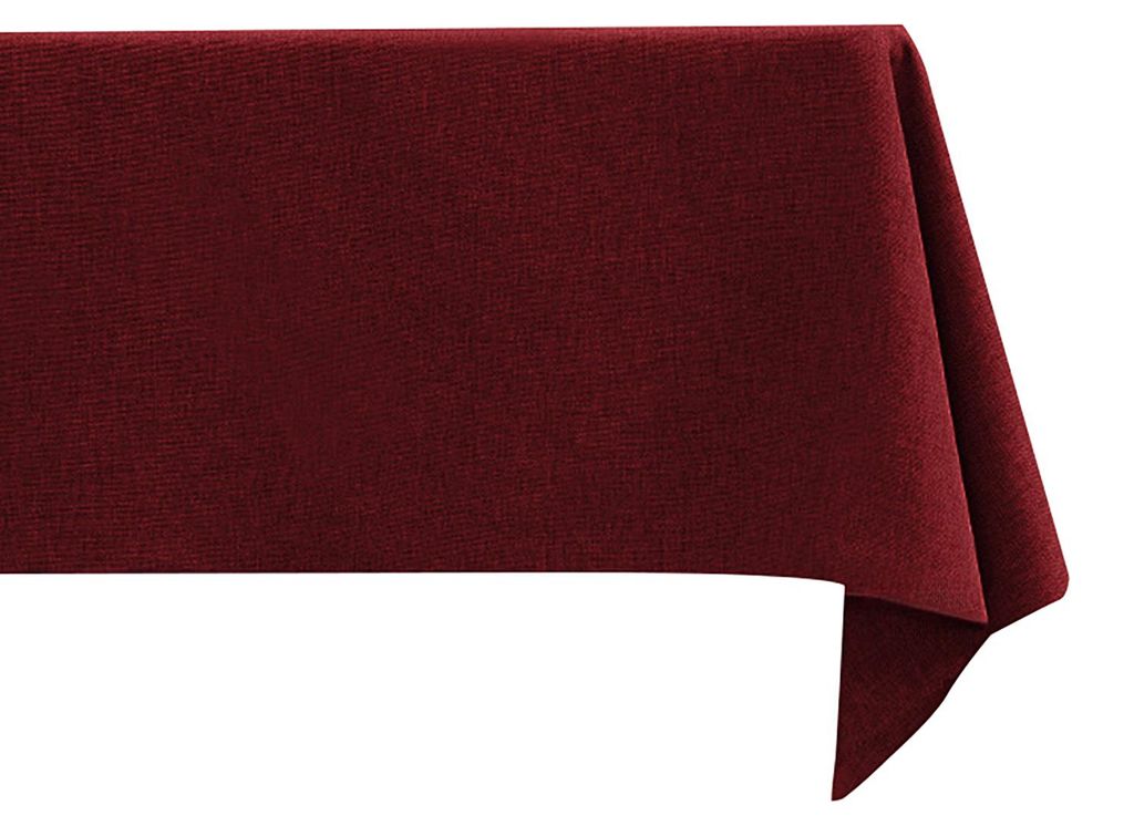 Tischdecke, strapazierfähig, farbecht, einfarbig, spritzwassergeschützt, kratzfest, rechteckig