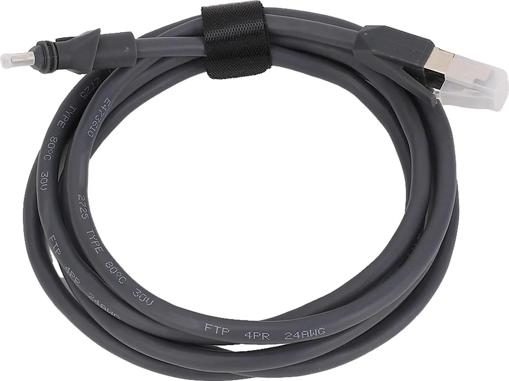 Câble satellite RJ45 25m haute performance 1200 Mbit/s pour antenne