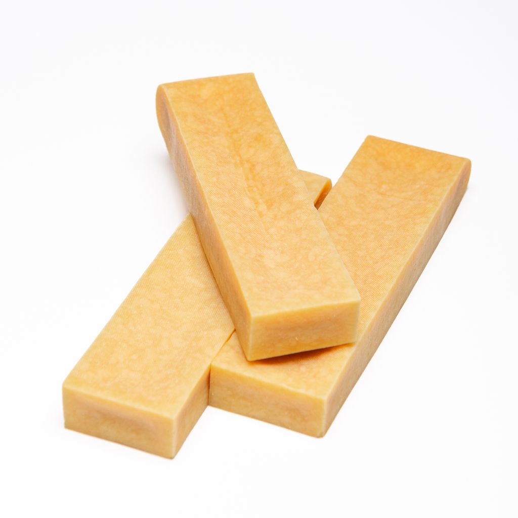 JVTrade EN Dilecti Naturkäse-Kauknochen für Hunde – Sehr schmackhafte, harte und langlebige natürliche Kauknochen, Größe XXL, 3er-Set