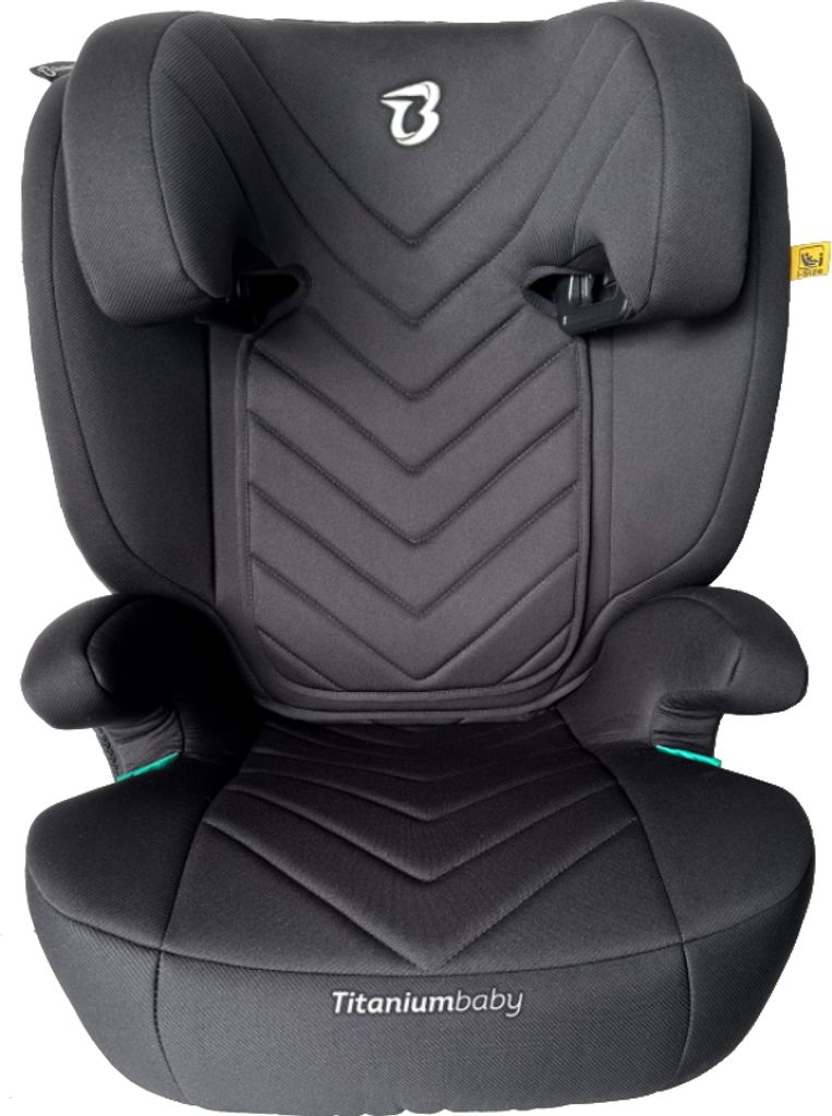 Titaniumbaby Autositz Vidar Schwarz 100-150 cm i-Size TB-5907