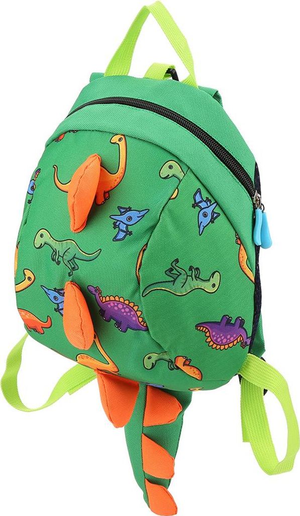 Dinosaurier-Rucksack Kinder Kinder Toddler Tasche Cartoon Rucksack für Vorschule Jungen Mädchen (grün)