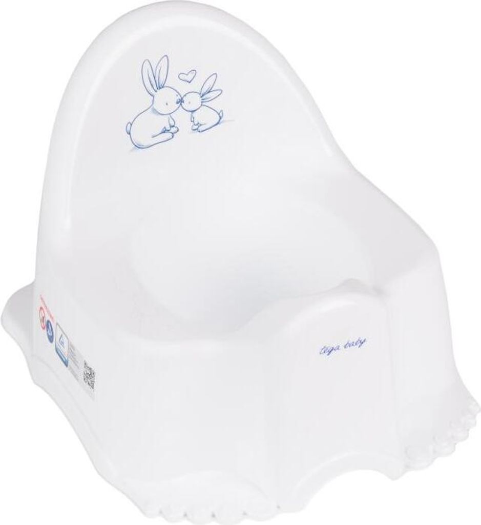 Kleines Häschen Töpfchen - ECO weiß