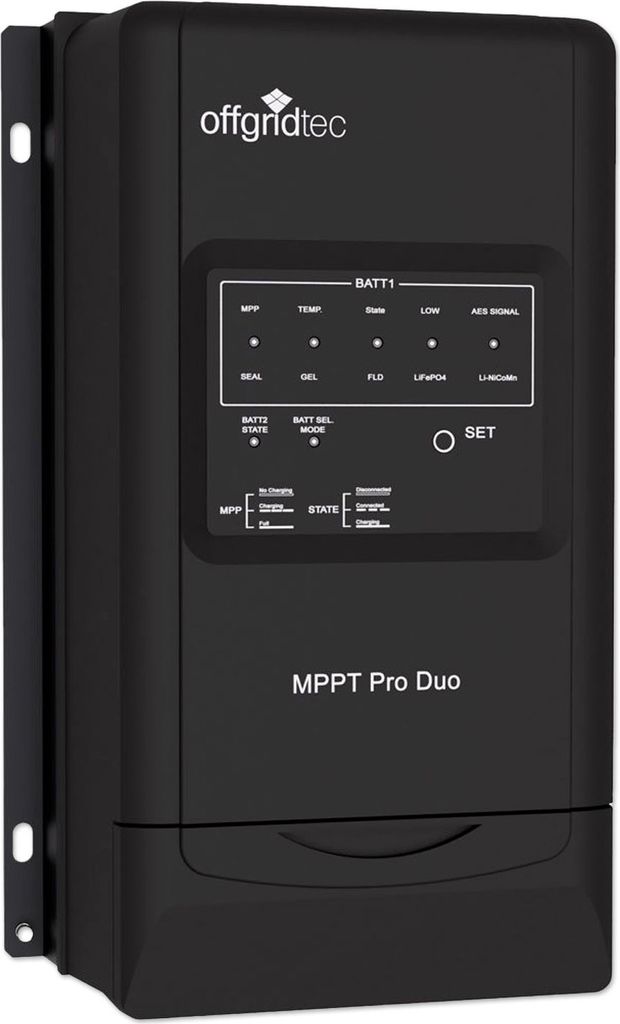 Offgridtec MPPT Pro Duo Laderegler 30A 12V 24V für zwei Batteriekreisläufe