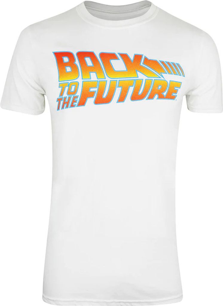Back To The Future - T-Shirt für Herren TV494 (M) (Weiß)