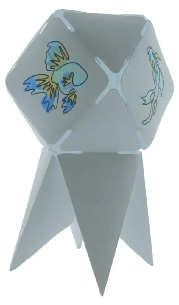 Abat-jour blanc design créatif Zaniah pour luminaire de salon LED