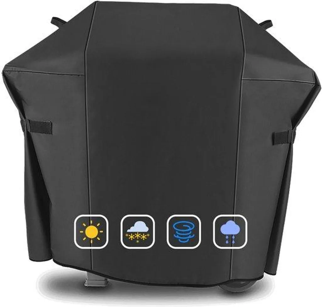 Bâche de protection barbecue gaz 122cm imperméable pour grill extérieur