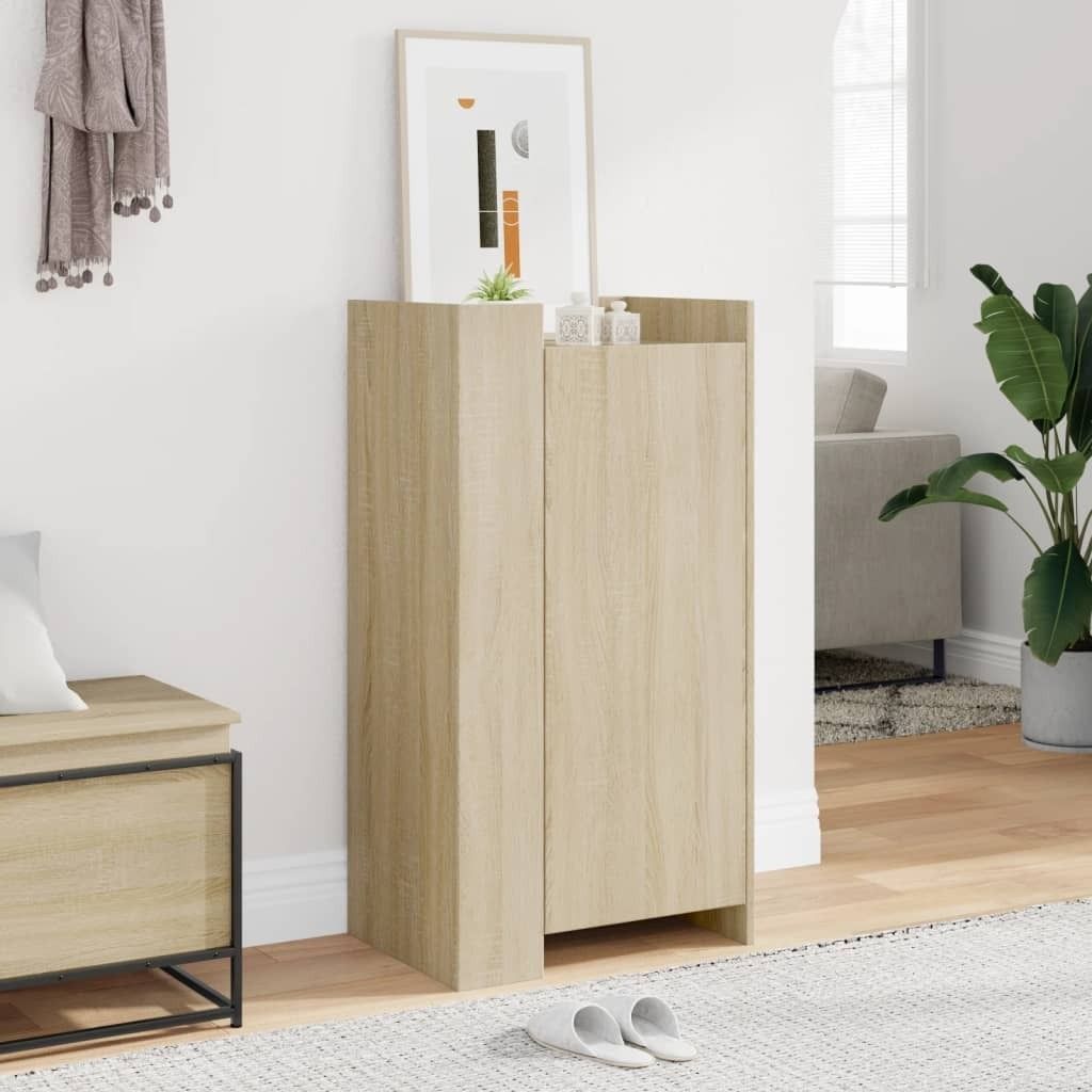"im Angebot" Schuhschrank Sonoma-Eiche 52x37,5x100 cm Holzwerkstoff - Schuhregale CC23535