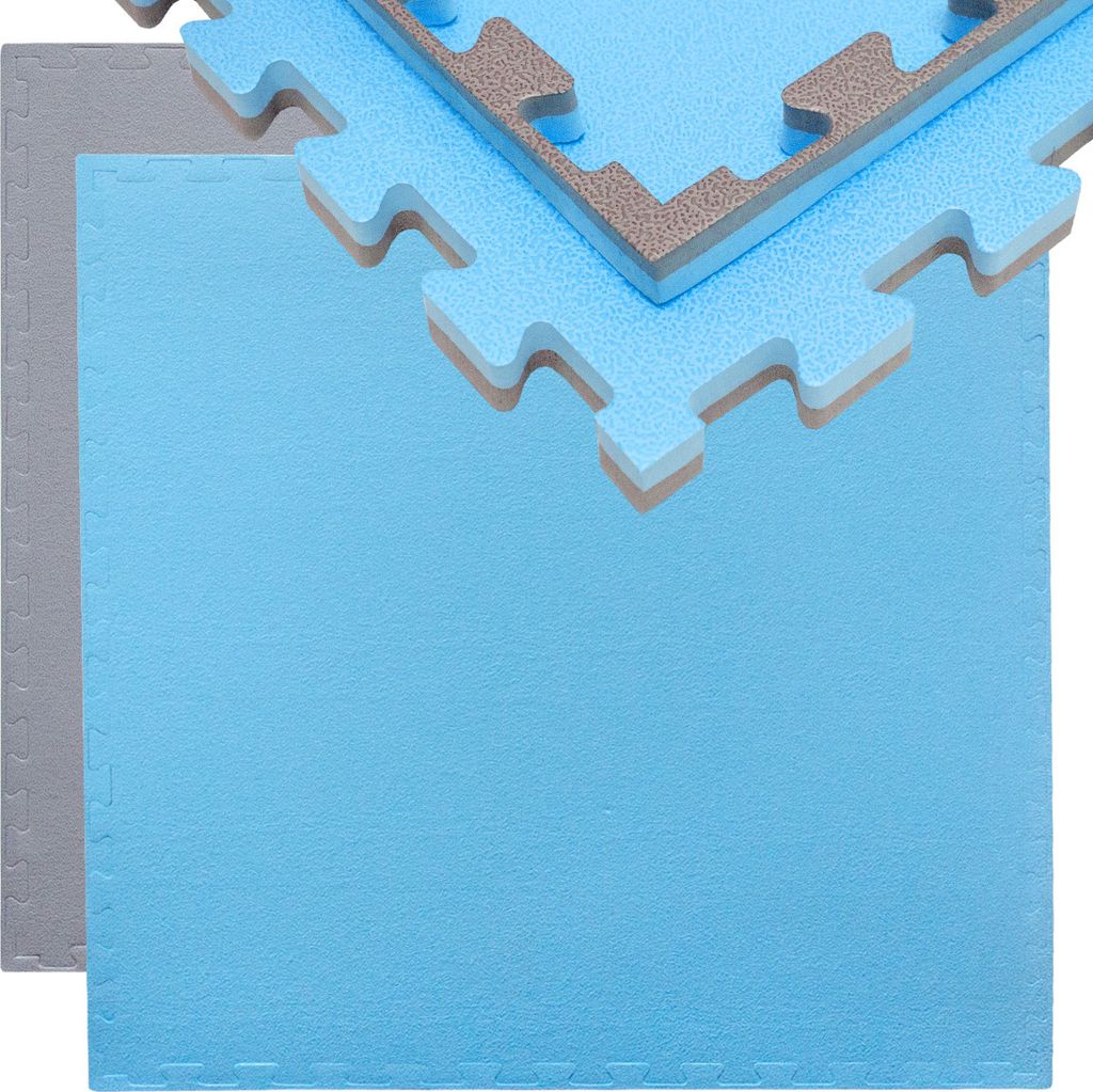 90x90cm Trainingsmatte mit Rand - 20mm Bodenschutz-Matte Produktbild 