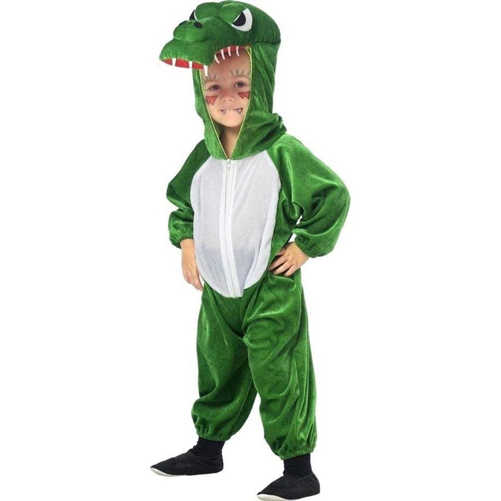 Dinosaurier Kinder-Kostüm Krokodil-Kostüm für Kinder Drache Drachenkostüm 116cm 