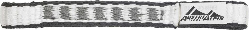 AustriAlpin 10x Dyneemaschlinge 11mm 11cm für Expresse weiß-grau,
