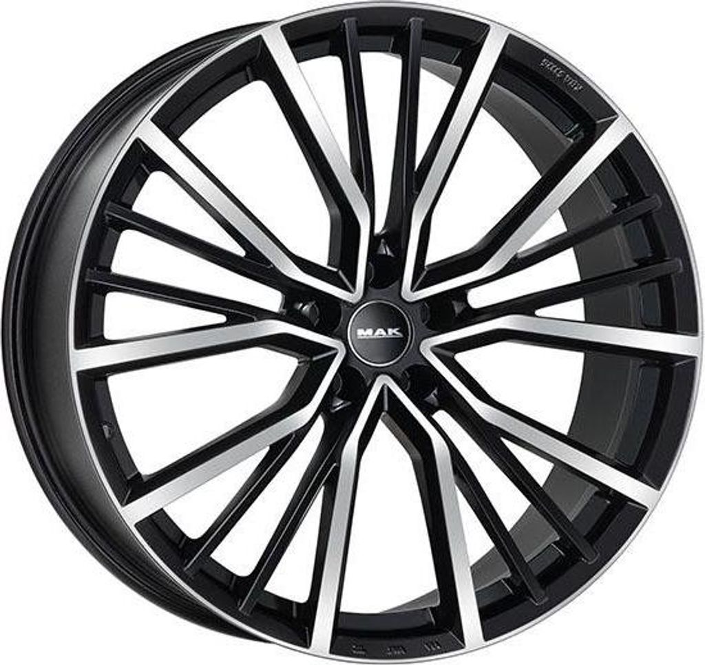 18 Zoll Alufelge MAK union 18"x8" 5x112 PCD ET30 66.4mm Felge Schwarz