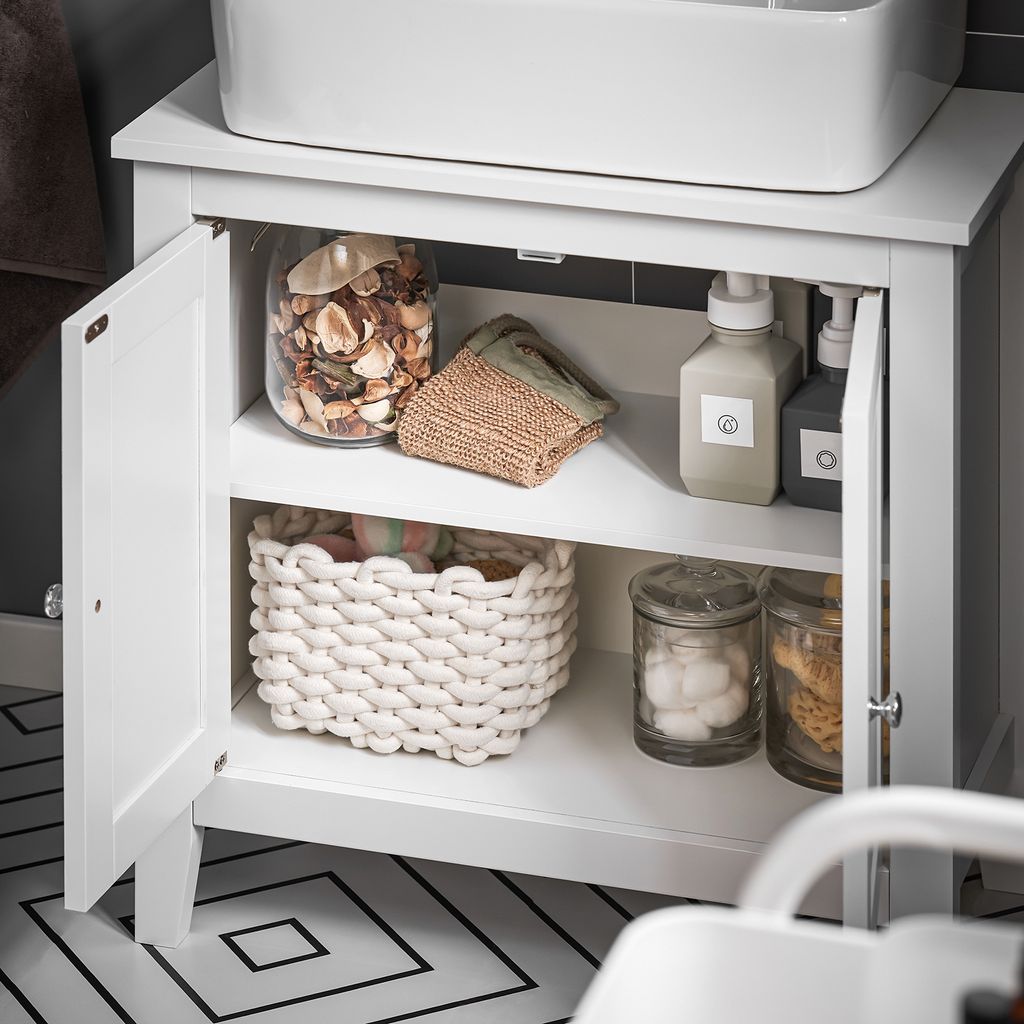 SoBuy Waschbeckenunterschrank Badschrank Waschtisch Produktbild 7