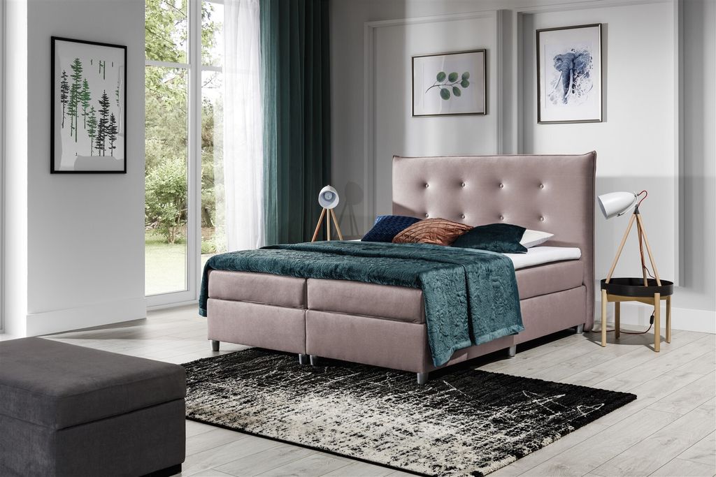 Boxspringbett Schlafzimmerbett RITA 180x200cm