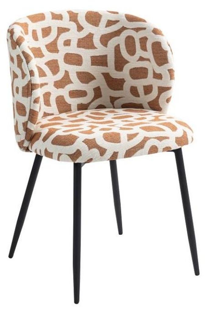 Light & Living - Esszimmerstuhl ELYNA - Orange - 56x55x79 cm - 2er-Set