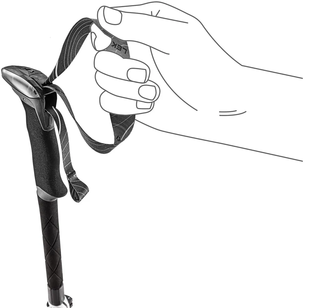 Bâtons de marche pliables en carbone Makalu FX vert noir - 4
