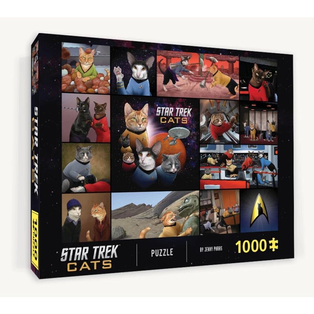 CHRONICLE BOOKS Puzzle Star Trek Cats 1000 Teile