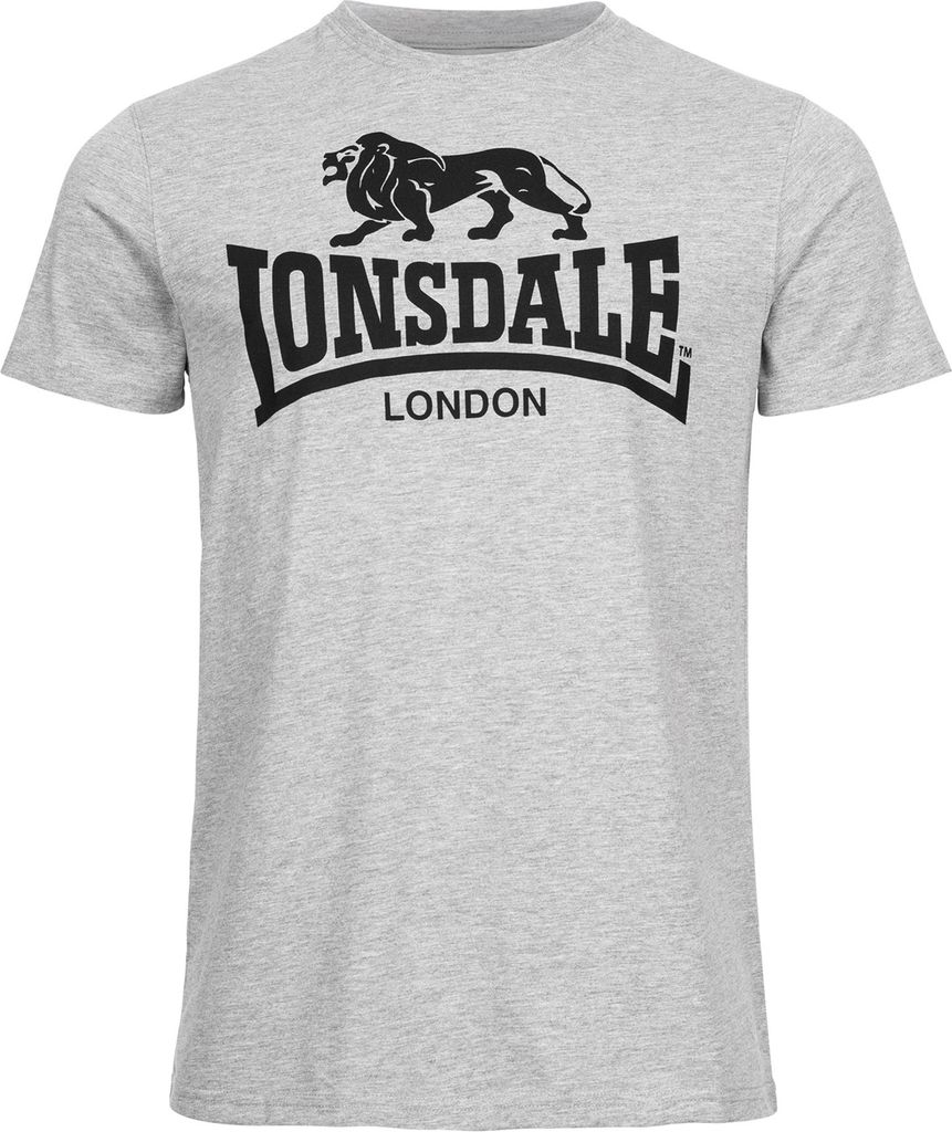 Lonsdale Logo Kurzarm-t-shirt Grau 3XL Mann Grau 3XL Produktbild 