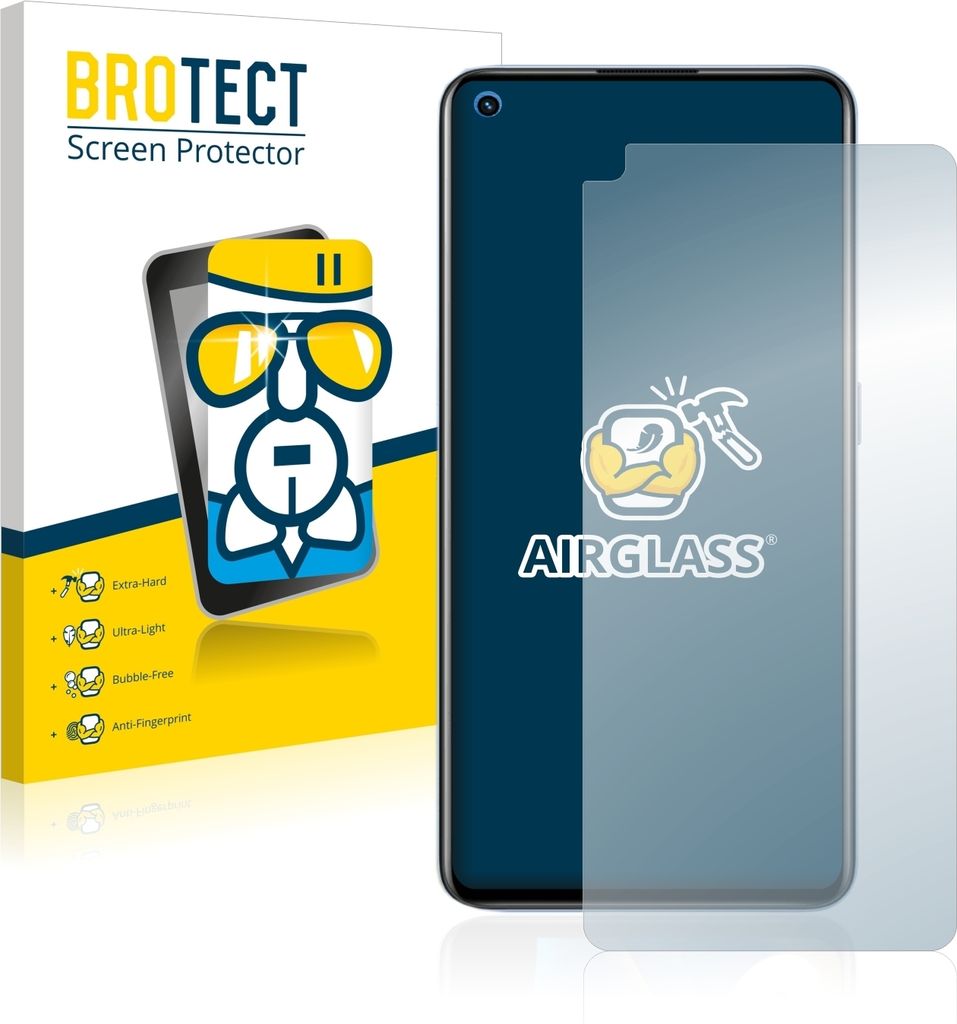 BROTECT Schutzglas für realme GT Neo 2 Schutzfolie Panzer Folie Glas Display Schutz klar