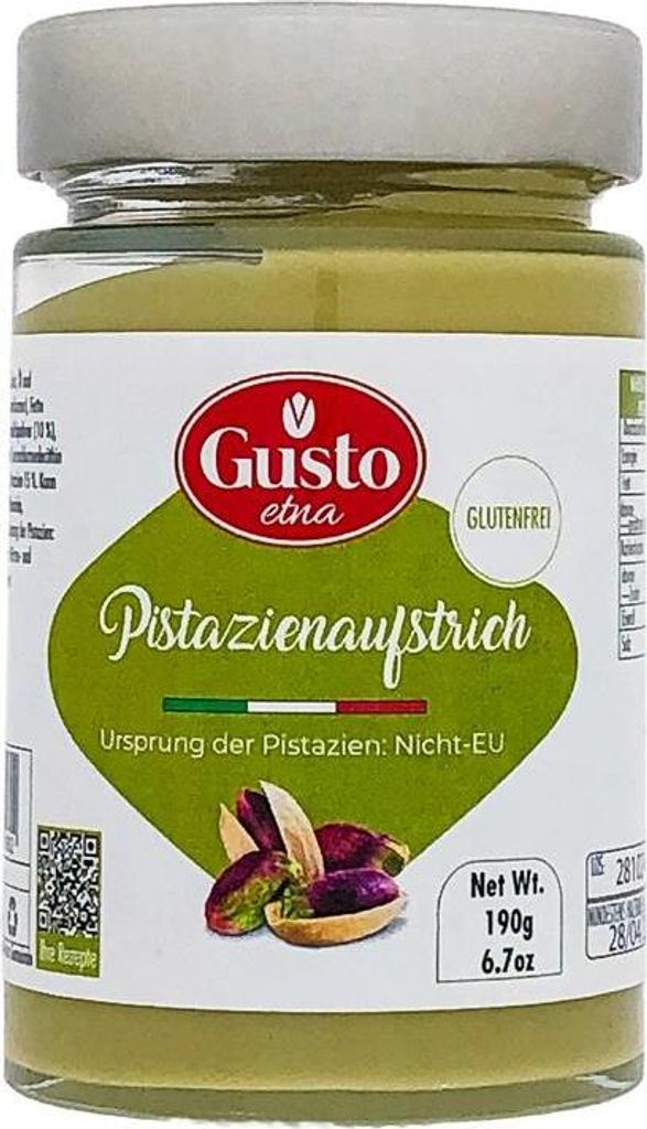 Gusto Pistaziensaufstrich Glas 190g Produktbild 