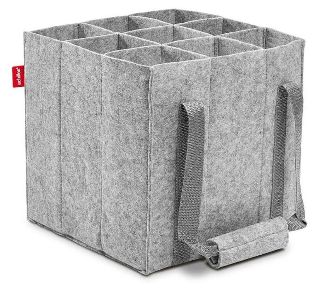 9er Flaschentasche Filz – Flaschenträger für bis zu 9 Produktbild 