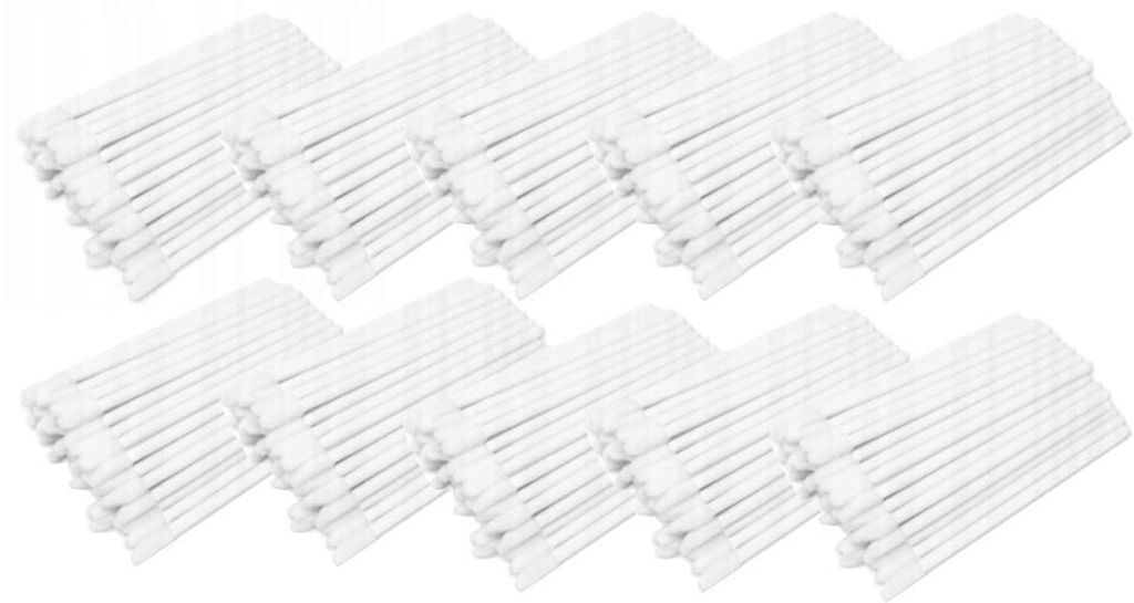 10x Velvet Wimpernapplikatoren 50 Stück Weiß