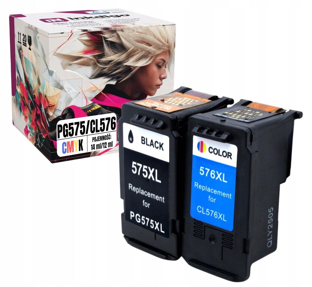 Inkdigo Tintenset PG575 CL576 für Canon Pixma TR4750i, Produktbild 