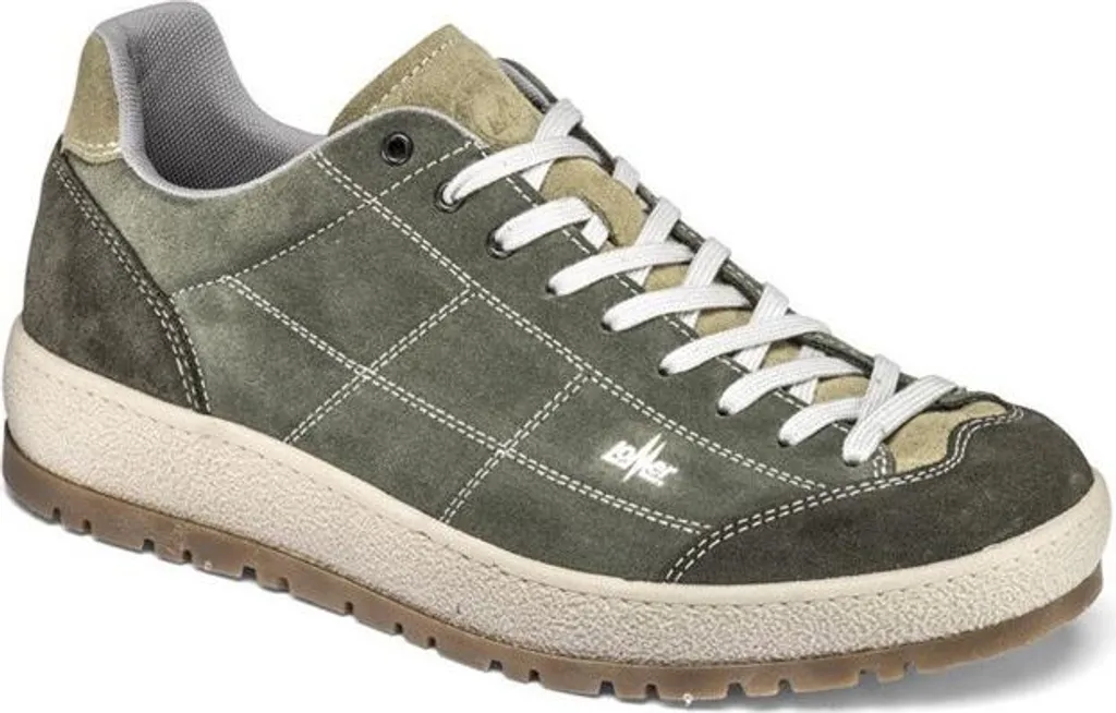 Lomer Naturale Flat Marron Chaussures de randonnée cuir confort Homme