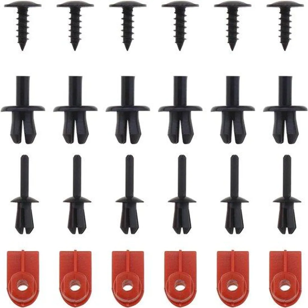 Clips de Pare-chocs pour OPEL - Kit Fixation Carrosserie avec Vis à Tôle