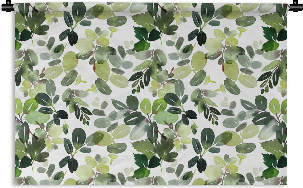 MuchoWow Wandteppich Wandbehang Weihnachten - Pflanzen - Mistelzweig 120x80 cm Tapisserie Dekoration Wandtuch - Wanddekorationen - Wandtücher