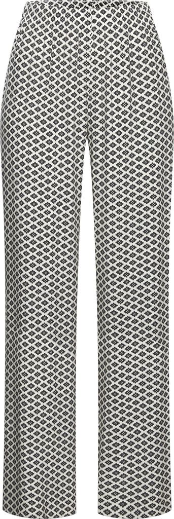 LASCANA Pyjamahose schwarz-weiß-gemustert Größe 32