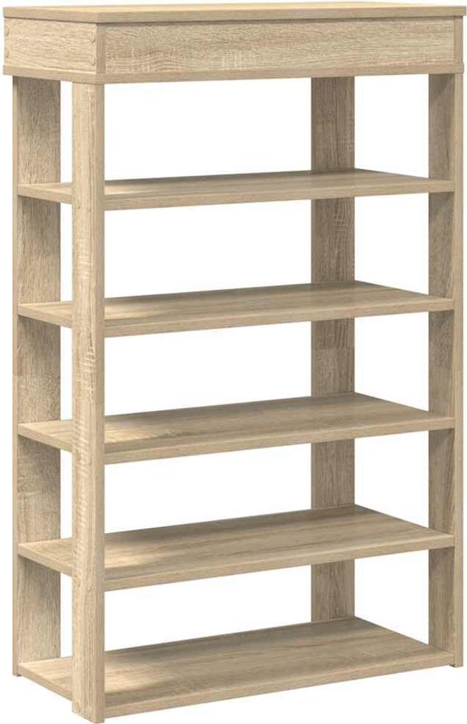 Schuhregal Sonoma-Eiche 60x30x98 cm Holzwerkstoff