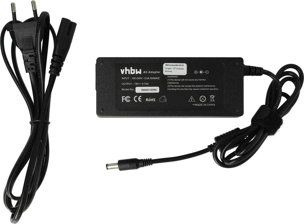 vhbw Netzteil kompatibel mit Medion MD41960 Notebook - 200 cm, 90 W