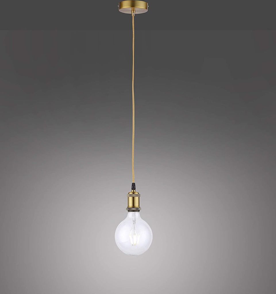 LeuchtenDirekt Pendelleuchte Messing max. 60W E27 ohne Produktbild 4