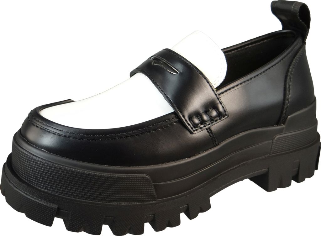 Buffalo Aspha Loafer Black/ White multi A0222733
