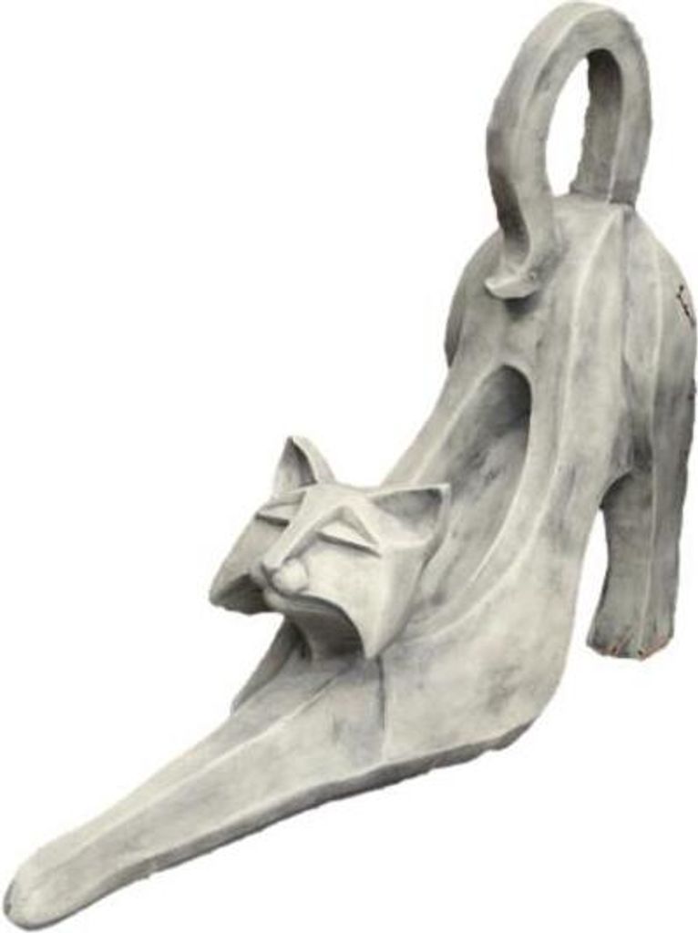 Schöne Katze Pablo aus Steinguss Neu Frostfest Witterungsbeständig 24-55050